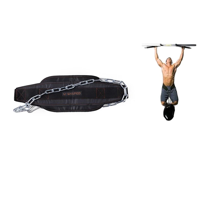 Thick Neoprene Weight Lifting Belt with Chain Dipping Belt For Pull Up Chin Up Kettlebell Barbell Fitness Bodybuilding Gym Belt
Thick Neoprene Weight Lifting Belt with Chain Dipping Belt For Pull Up Chin Up Kettlebell Barbell Fitness Bodybuilding Gym Belt