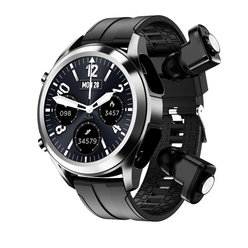 2 In 1 Wireless Bluetooth Headset Smart Watch Men Full Touch Screen Heartrate Fitness Sport Music Smartwatch For Android IOS
2 In 1 Wireless Bluetooth Headset Smart Watch Men Full Touch Screen Heartrate Fitness Sport Music Smartwatch For Android IOS