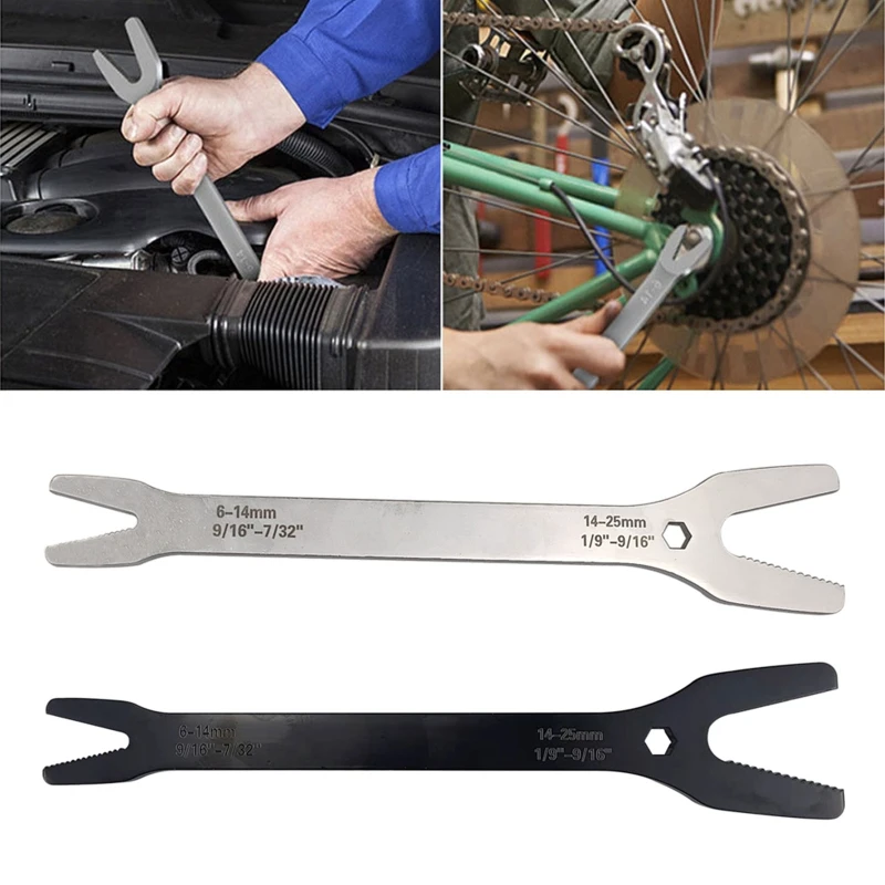Double Open Ended Wrench Long Handle for machinery/Bicycle Maintenance Tasks Wrench Repair Tools 6-14mm 14-25mm Hand Tools
Double Open Ended Wrench Long Handle for machinery/Bicycle Maintenance Tasks Wrench Repair Tools 6-14mm 14-25mm Hand Tools