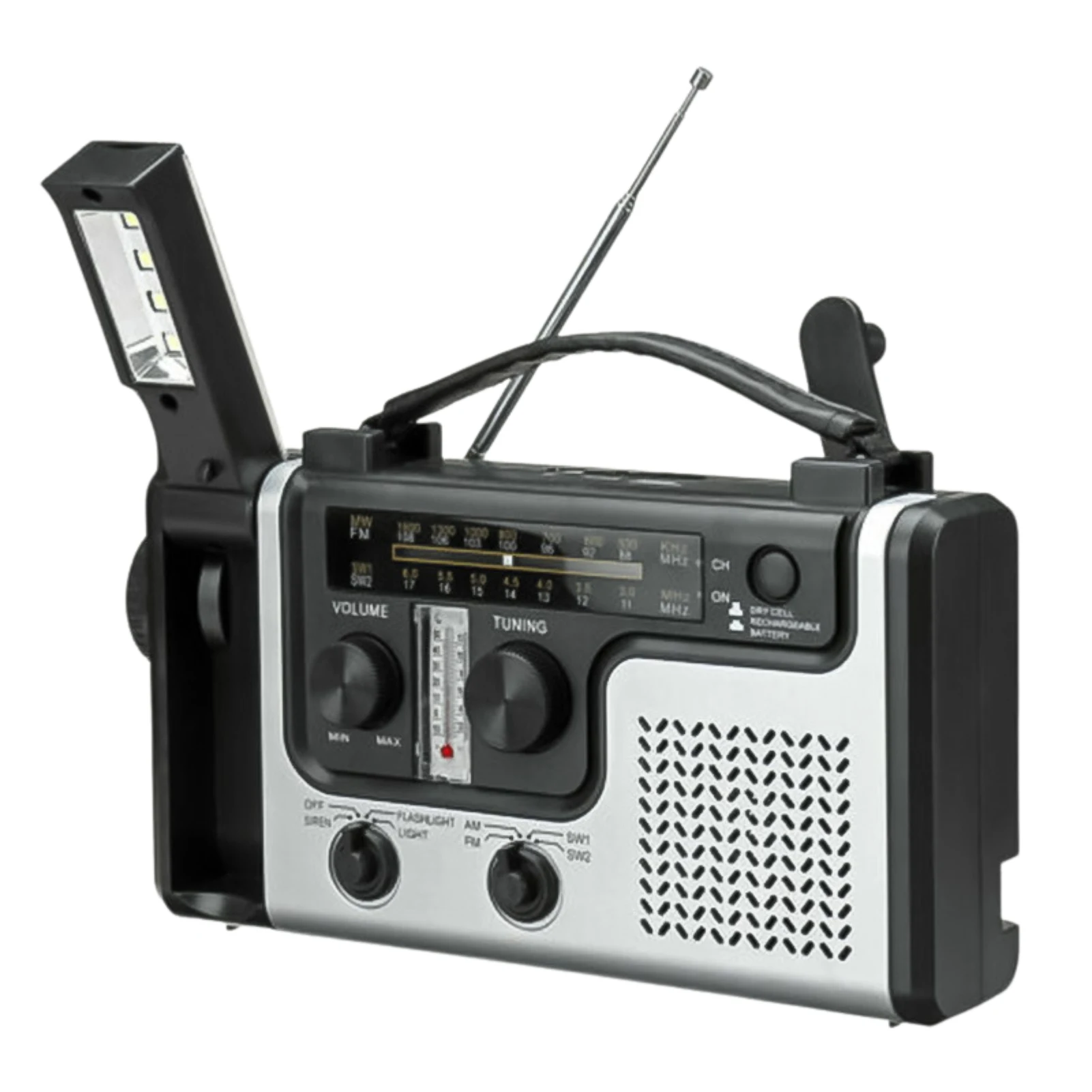 NOAA Emergency Weather Radio 1200mah Solar Hand Crank Hand-Cranked Rechargeable Electric Radio Led Reading Light Alarm Function
NOAA Emergency Weather Radio 1200mah Solar Hand Crank Hand-Cranked Rechargeable Electric Radio Led Reading Light Alarm Function