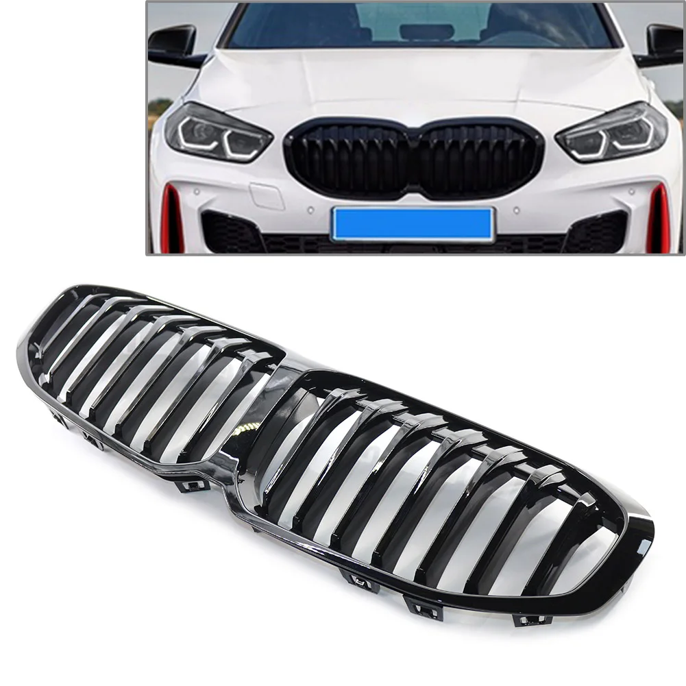 Автомобильный передний бампер M4, решетка радиатора для BMW F40 1 серии 2019 2020 2021, гоночные решетки с двойной линией, автомобильные аксессуары
Автомобильный передний бампер M4, решетка радиатора для BMW F40 1 серии 2019 2020 2021, гоночные решетки с двойной линией, автомобильные аксессуары