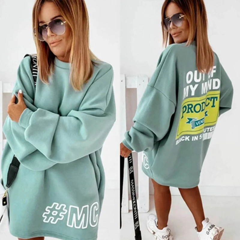 Fashion Loose Letter Print Pattern Women Sweatshirt 2022 Autumn New O-Neck Street Pullover Tops Female Long Sleeve Sweatshirts
Fashion Loose Letter Print Pattern Women Sweatshirt 2022 Autumn New O-Neck Street Pullover Tops Female Long Sleeve Sweatshirts