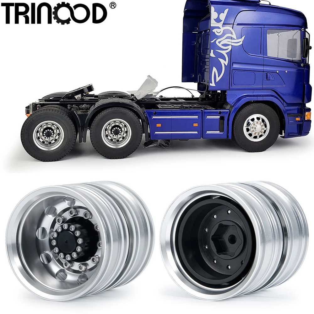 Заднее колесо TRINOOD, алюминиевый сплав, обод колеса Beadlock для 1/14 RC трактора, грузовика, автомобиля Tamiya, обновленные детали
Заднее колесо TRINOOD, алюминиевый сплав, обод колеса Beadlock для 1/14 RC трактора, грузовика, автомобиля Tamiya, обновленные детали