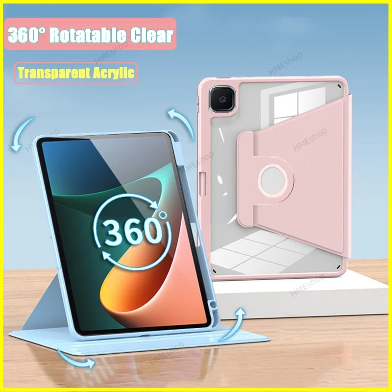 360°Rotatable Case for Samsung Galaxy Tab S6 Lite S8 S7 Tab A8 10.5 X200 X205 PU Leather Transparent Acrylic Cover with Pen Slot
360°Rotatable Case for Samsung Galaxy Tab S6 Lite S8 S7 Tab A8 10.5 X200 X205 PU Leather Transparent Acrylic Cover with Pen Slot
