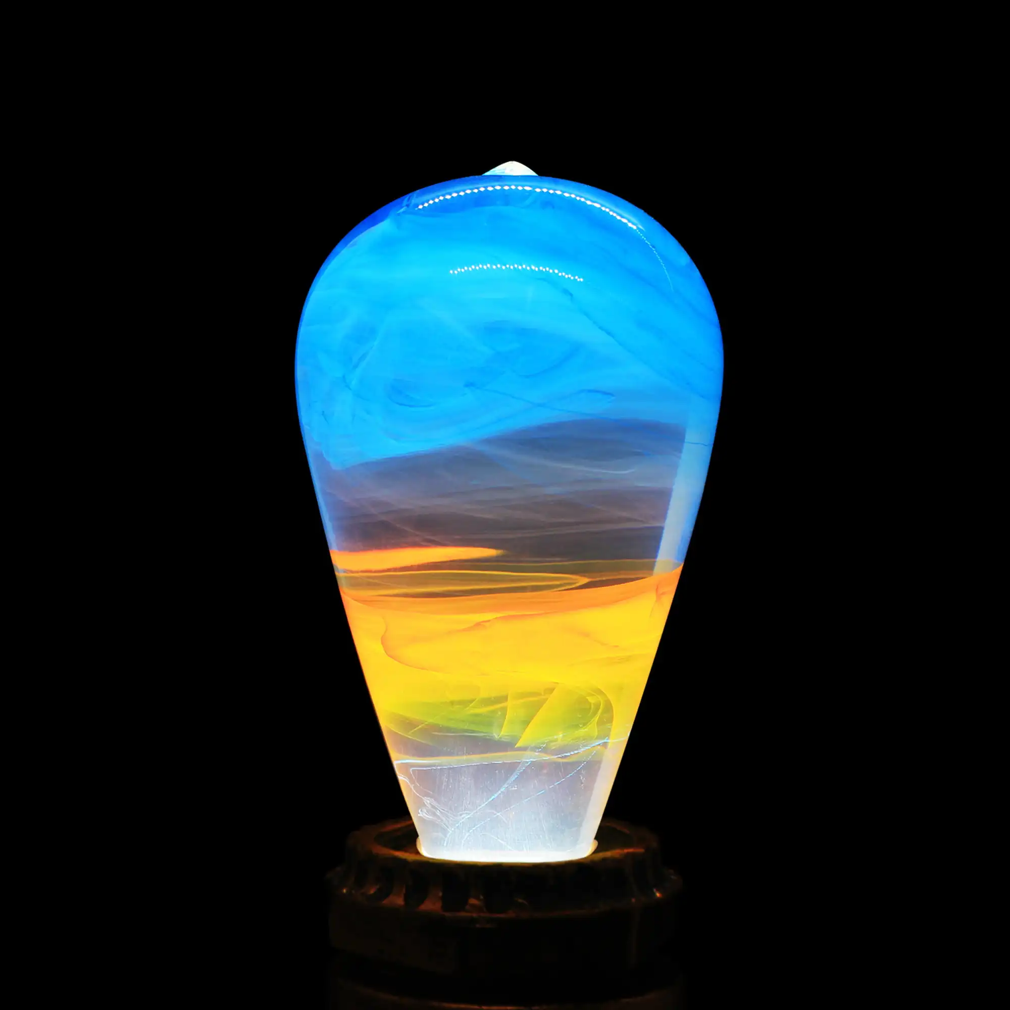 E26 E27 Edison Light Bulb Colored LED Bulb Decorative Bulb for Bedrooms,Handmade Art fixture Gifts for Men-Fire
E26 E27 Edison Light Bulb Colored LED Bulb Decorative Bulb for Bedrooms,Handmade Art fixture Gifts for Men-Fire