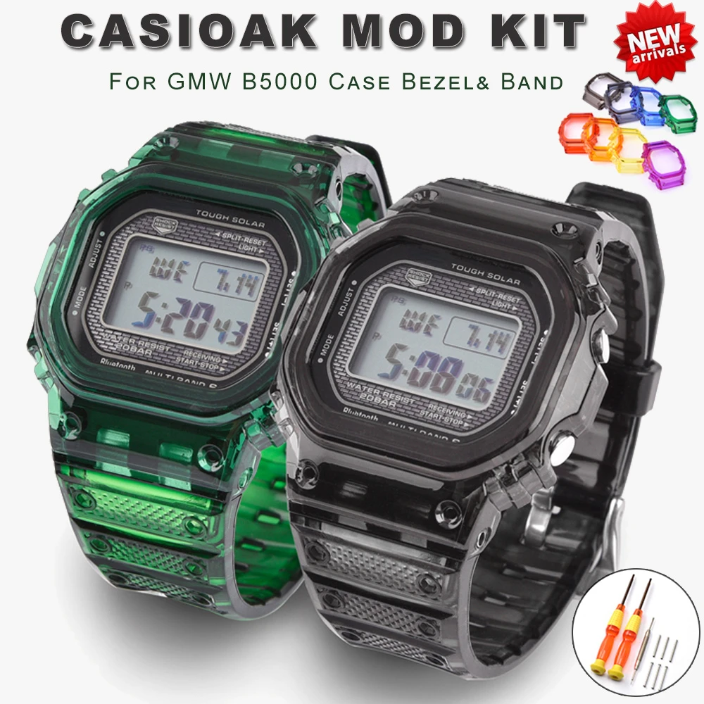 Прозрачный резиновый ремешок «сделай сам» для Casioak MOD Kit G-SHOCK спортивный силиконовый чехол Аксессуары для часов
Прозрачный резиновый ремешок «сделай сам» для Casioak MOD Kit G-SHOCK спортивный силиконовый чехол Аксессуары для часов
