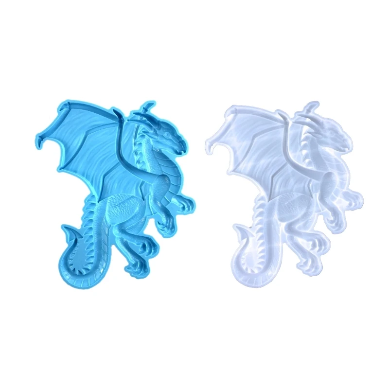 

Форма для 3D дракона из смолы, силиконовая форма для настенного декора, форма для эпоксидной смолы в виде животного для домашнего/домашнего декора, настенного/настенного декора