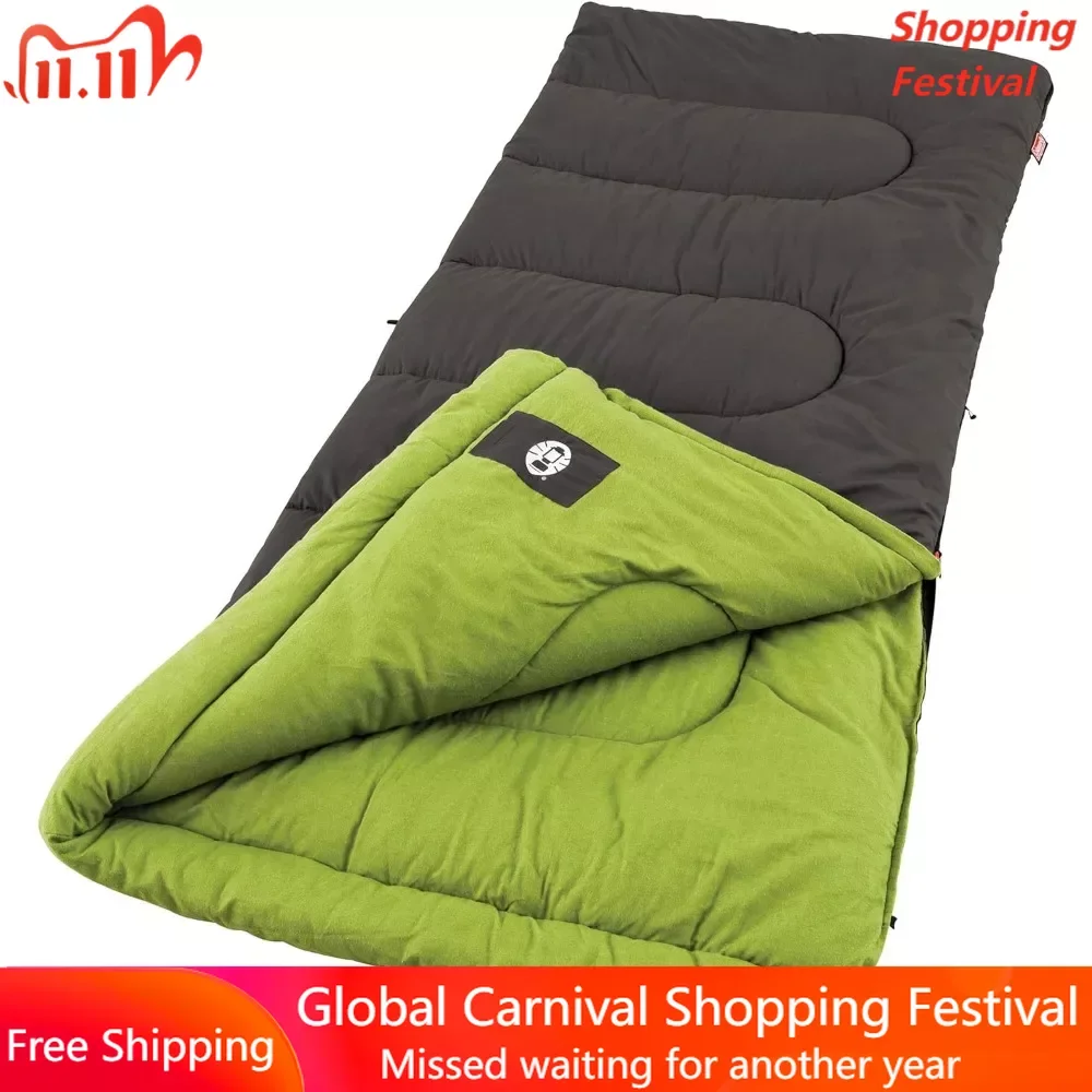 Спальный мешок для прохладной погоды, хлопковый фланелевый спальный мешок для взрослых для ночей 30 °F/50 °F, с вентиляцией; Подходит для взрослых до 5 футов 11 дюймов
Спальный мешок для прохладной погоды, хлопковый фланелевый спальный мешок для взрослых для ночей 30 °F/50 °F, с вентиляцией; Подходит для взрослых до 5 футов 11 дюймов