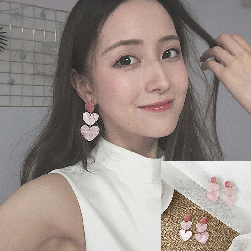 Y2k Piercing Pink Heart Ear Studs Ins Simple Earrings Fashion Earring For Women Girls Birthday Party Gift Pendent Accessrioes
Y2k Piercing Pink Heart Ear Studs Ins Simple Earrings Fashion Earring For Women Girls Birthday Party Gift Pendent Accessrioes