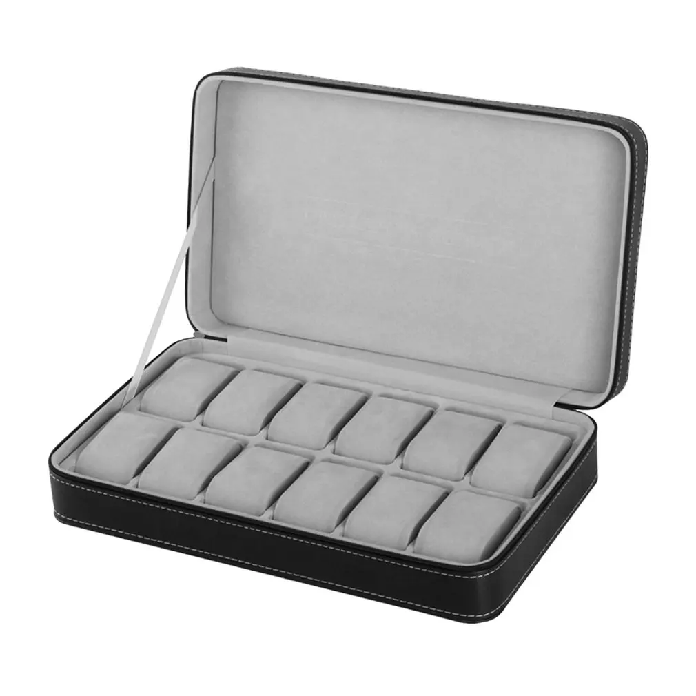 Portable 12 Slots Watch Display Box Storage Organizer With Zipper Style Multi-functional Bracelet Display Case
Portable 12 Slots Watch Display Box Storage Organizer With Zipper Style Multi-functional Bracelet Display Case