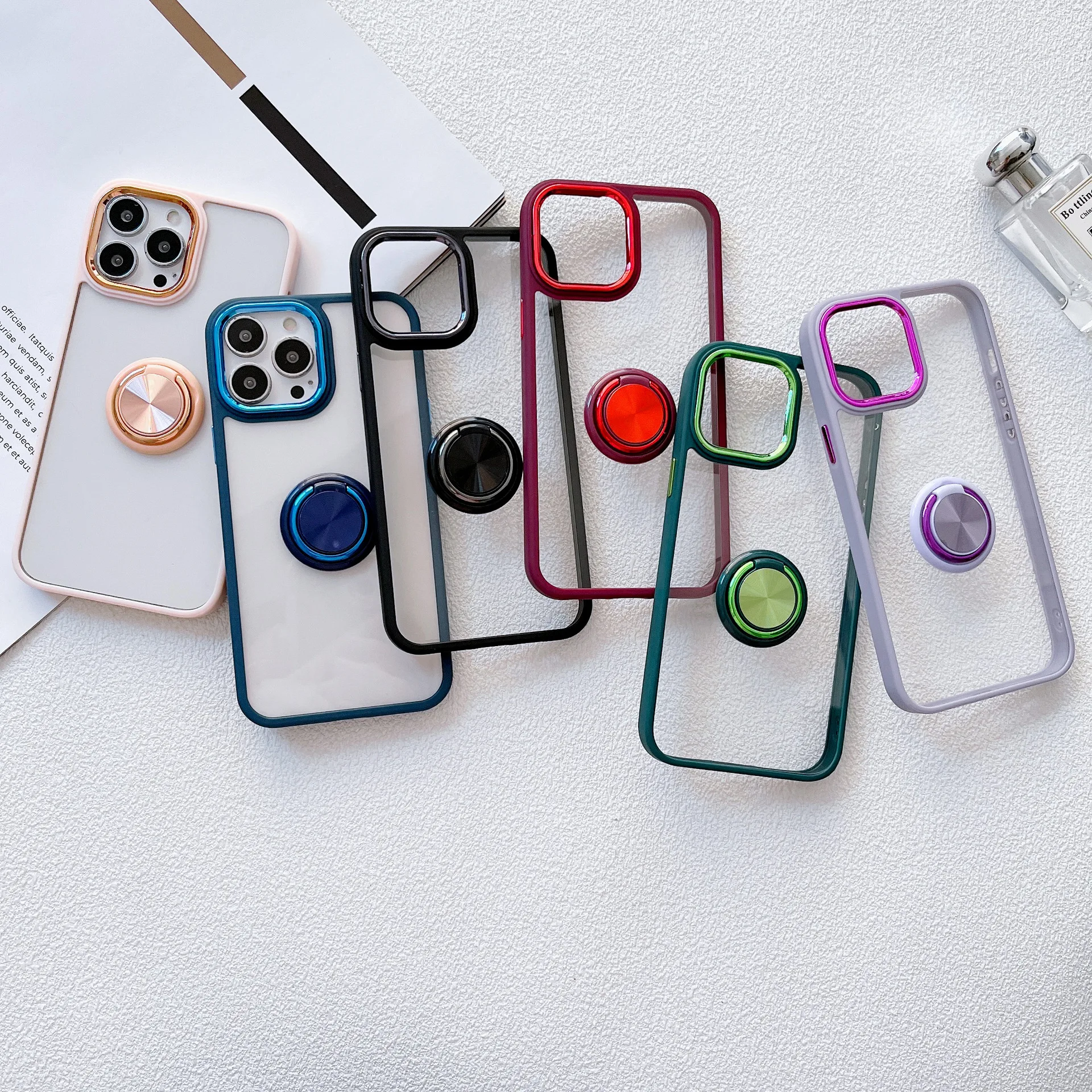 Transparent Phone Case For iPhone 11 12 13 14 Pro Max 14 Plus Luxury Plating Lens Ring Holder Back Cover
Transparent Phone Case For iPhone 11 12 13 14 Pro Max 14 Plus Luxury Plating Lens Ring Holder Back Cover