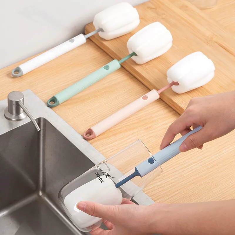 Removable Sponge Baby Milk Bottle Cleaning Brush Baby Bottle Brushes Long Handle Cup Clean Brush Household Kitchen Cleaning Tool
Removable Sponge Baby Milk Bottle Cleaning Brush Baby Bottle Brushes Long Handle Cup Clean Brush Household Kitchen Cleaning Tool