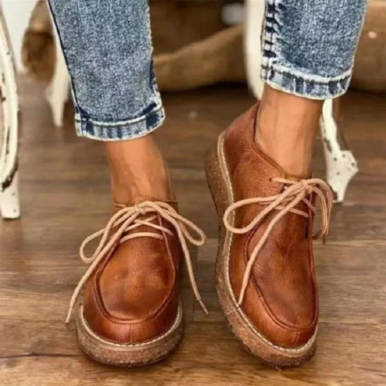 2022 Fashion Solid Color Flat Shoes Autumn Lacing Loafers Women Shoes Fashion Solid Color Front Lace-up Casual Single Shoes
2022 Fashion Solid Color Flat Shoes Autumn Lacing Loafers Women Shoes Fashion Solid Color Front Lace-up Casual Single Shoes