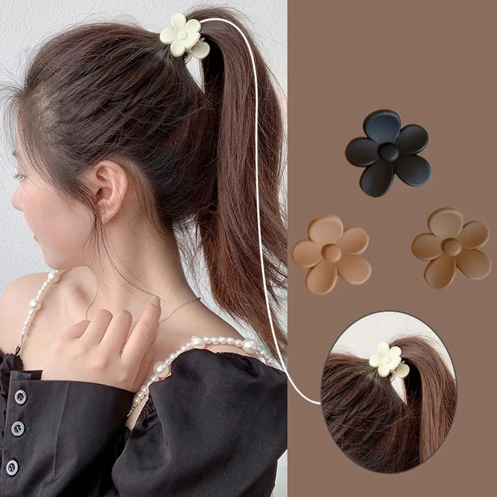 Cute Sweet Small Flower Hair Claw Temperament High Ponytail Matte Plastic Hair Clip for Women Girl Hair Styling Tool
Cute Sweet Small Flower Hair Claw Temperament High Ponytail Matte Plastic Hair Clip for Women Girl Hair Styling Tool
