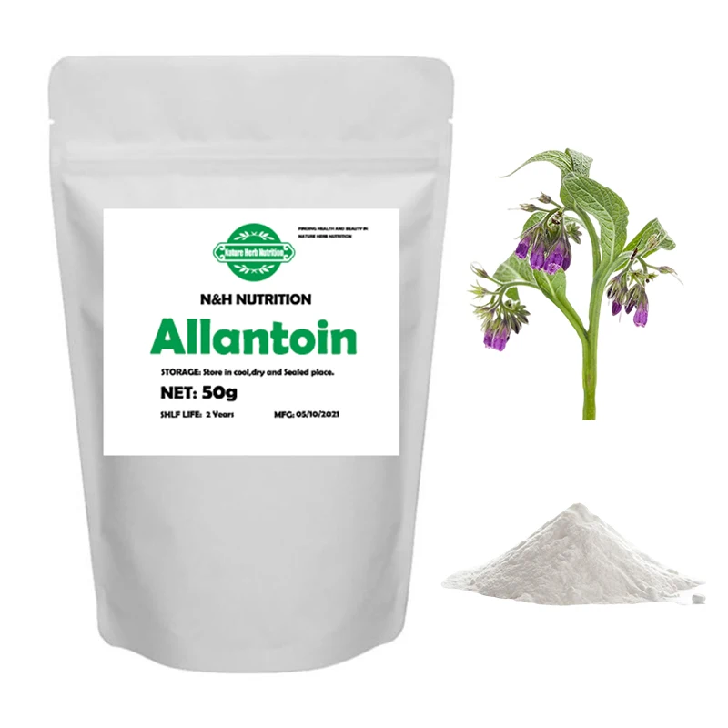 Pure Nature Comfrey Extract 98% Allantoin Powder Moisturize Whitening Antioxidation Promote Cell Grow DIY Skin Care Raw Material
Pure Nature Comfrey Extract 98% Allantoin Powder Moisturize Whitening Antioxidation Promote Cell Grow DIY Skin Care Raw Material