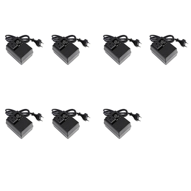 

6X Voltage Converter Transformer 110V Step Down Travel Voltage Transformer Converter EU Plug