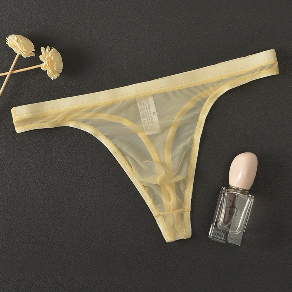 Men's Panties Sexy Breathable G-String See Through Lingerie Tulle Netting Underpants Low Rise Thongs Underwear Men
Men's Panties Sexy Breathable G-String See Through Lingerie Tulle Netting Underpants Low Rise Thongs Underwear Men