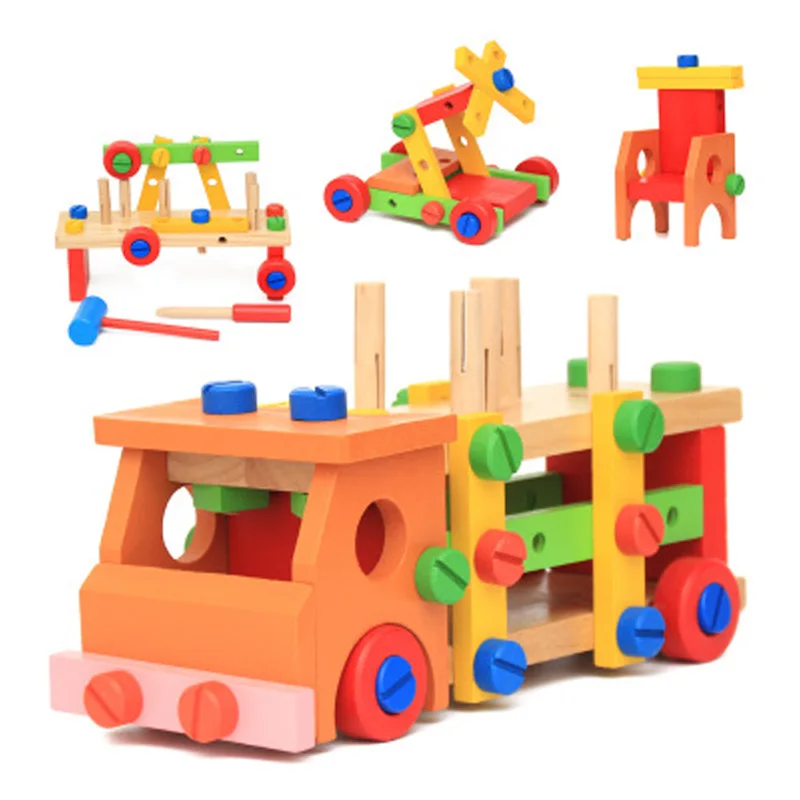 New Wooden Toys Multi-function Tapping Disassembly and Assembly Nut Car Combination Hands-on Educational Toys Gifts for Children
New Wooden Toys Multi-function Tapping Disassembly and Assembly Nut Car Combination Hands-on Educational Toys Gifts for Children