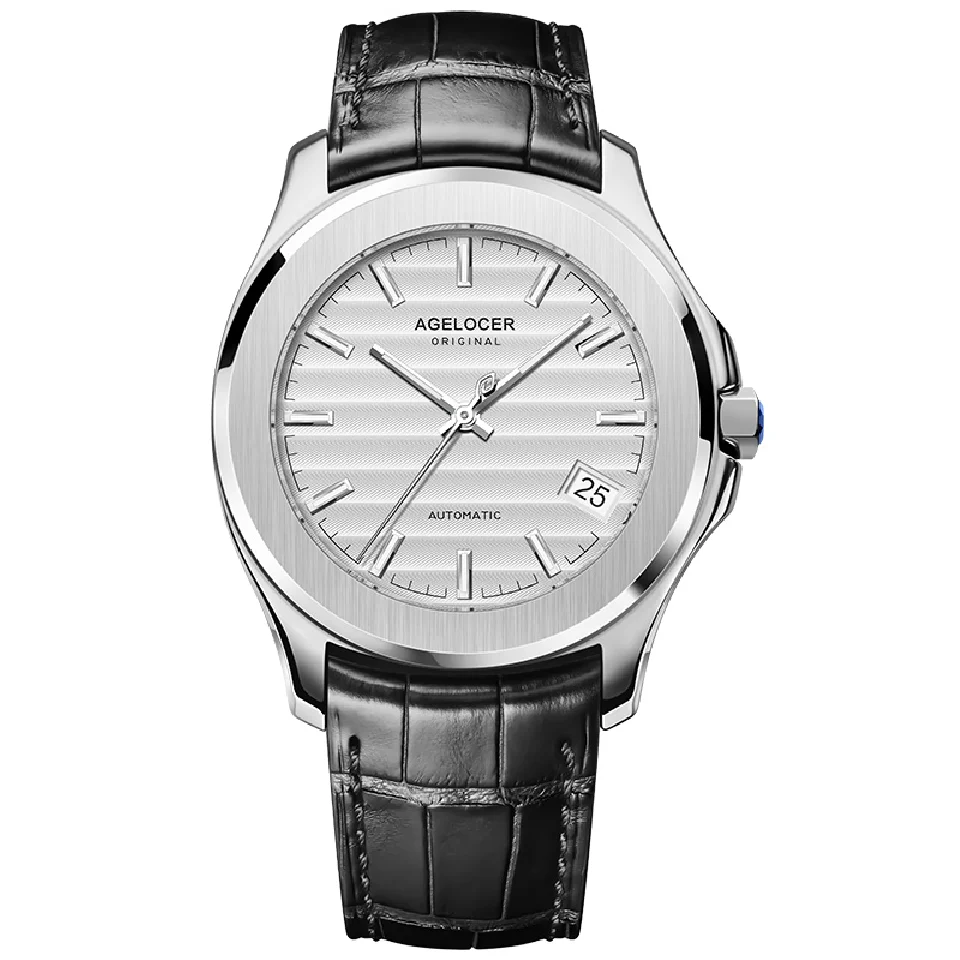 Automatic Mechanical Watch Luxury AGELOCER Brand Stainless Steel Dress Mens Watch Fashion Sapphire Male Wrist Watches For Men
Automatic Mechanical Watch Luxury AGELOCER Brand Stainless Steel Dress Mens Watch Fashion Sapphire Male Wrist Watches For Men