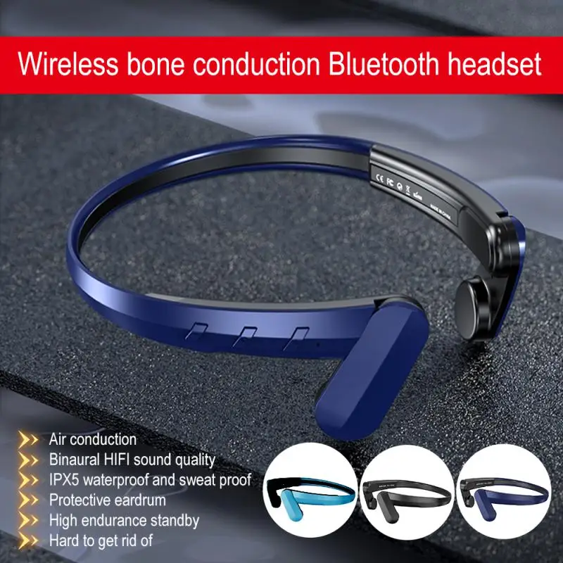 Tws Stereo Headset Not In-ear Handsfree Ear Hooks Noise Reduction For Ios Android Bluetooth Headphones Air Conduction Earphones
Tws Stereo Headset Not In-ear Handsfree Ear Hooks Noise Reduction For Ios Android Bluetooth Headphones Air Conduction Earphones