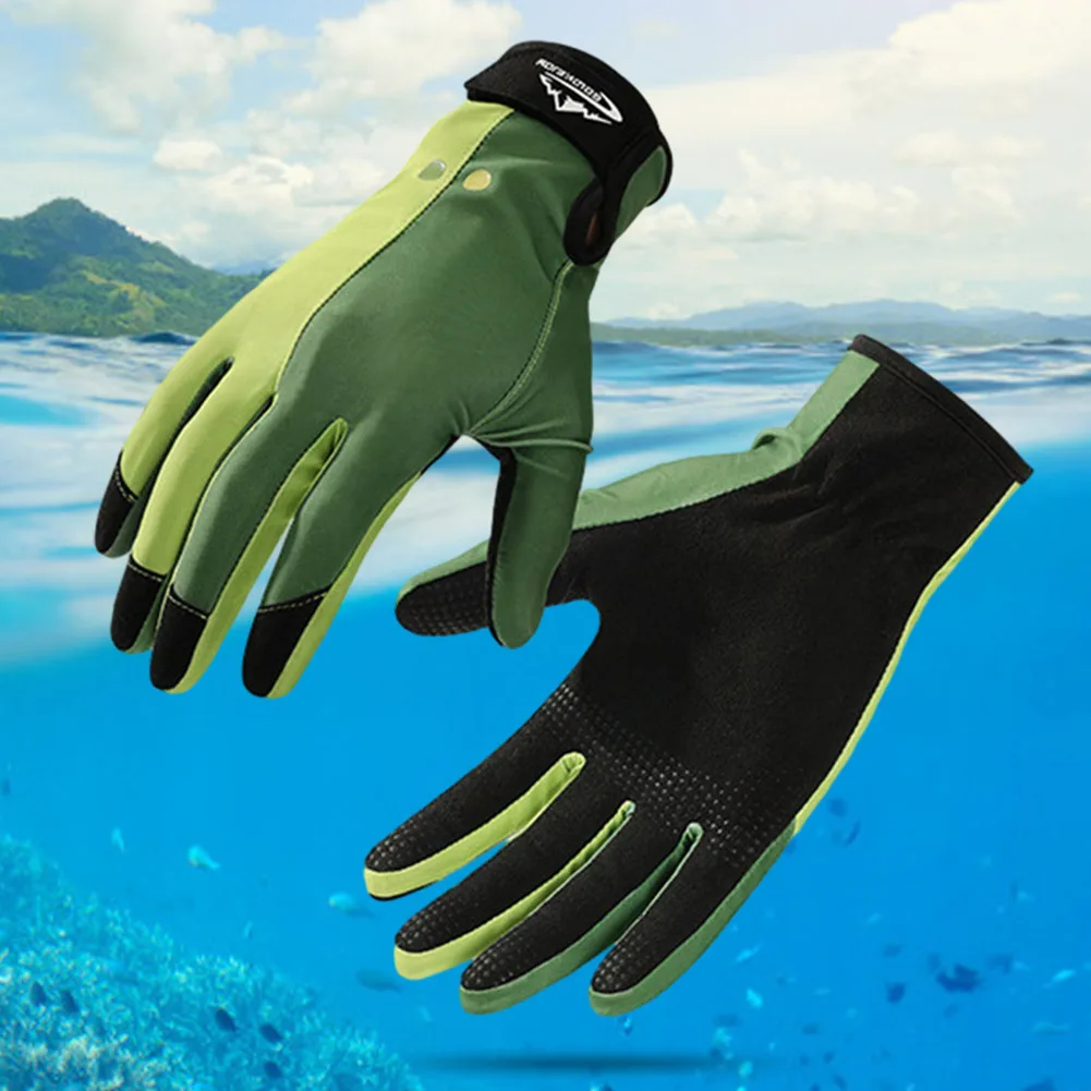 

Легкие перчатки для подводной охоты, эластичные Нескользящие, против царапин, удобное снаряжение для водных видов спорта