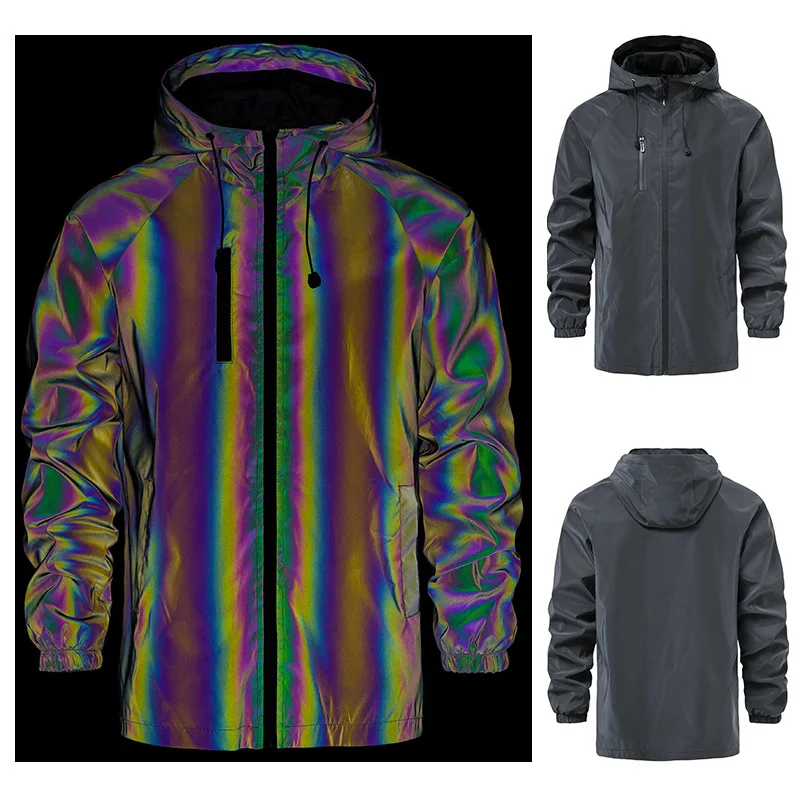 2022 Personality Reflective Men Hip Hop Dance Fluorescent Casual Harajuku Night Blazer Jacket
2022 Personality Reflective Men Hip Hop Dance Fluorescent Casual Harajuku Night Blazer Jacket