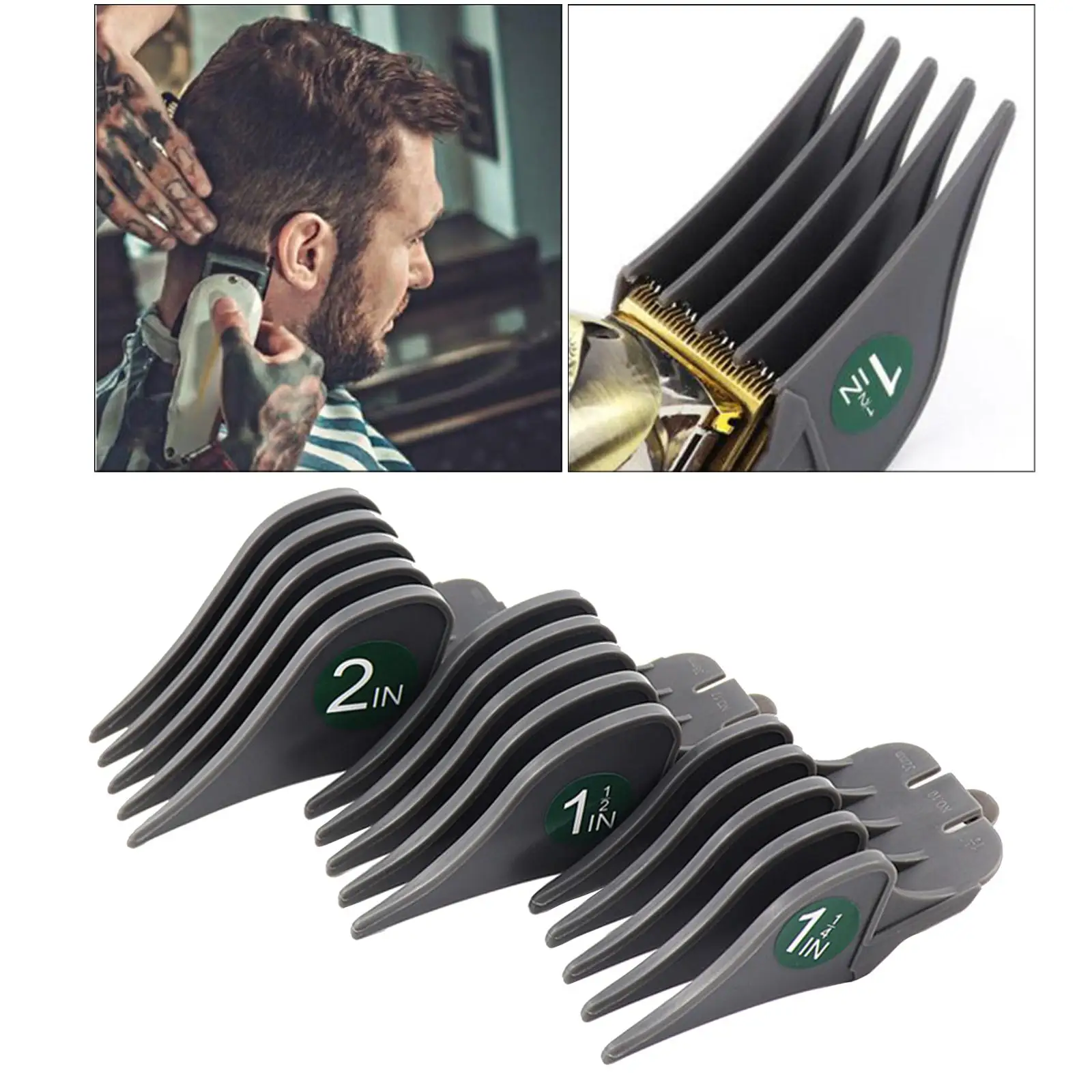 Professional Hair Combs Guides, Hair Guards, 32mm 38mm 51mm Cutting Guard Hair Attachment
Professional Hair Combs Guides, Hair Guards, 32mm 38mm 51mm Cutting Guard Hair Attachment