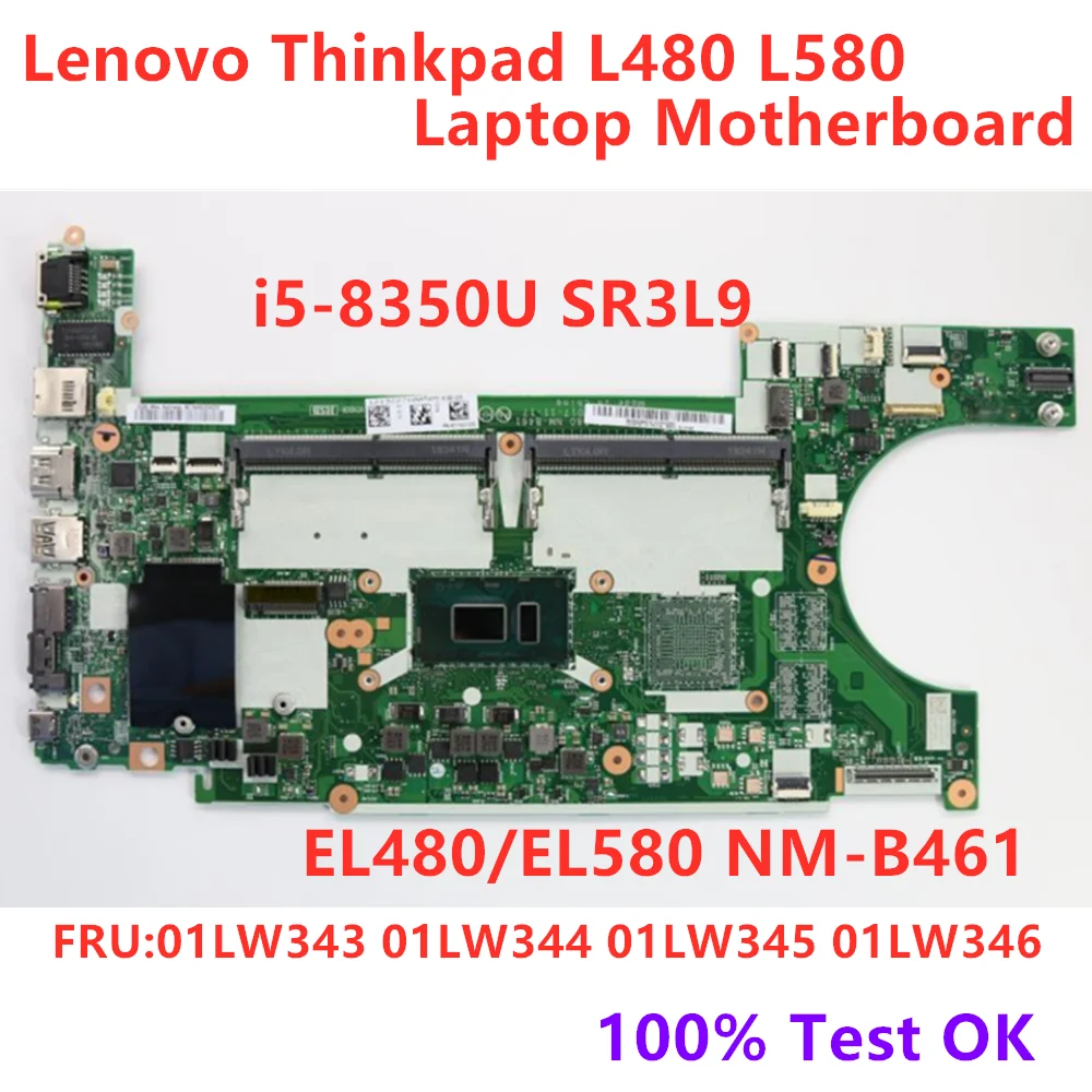 Новая оригинальная материнская плата для ноутбука Lenovo ThinkPad L480 L580 CPU i5-8350U SR3L9 NM-B461 FRU 01LW343 100% ТЕСТ ОК
Новая оригинальная материнская плата для ноутбука Lenovo ThinkPad L480 L580 CPU i5-8350U SR3L9 NM-B461 FRU 01LW343 100% ТЕСТ ОК