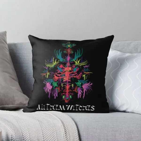 

All Them Witches T Shirts All Them Witc Printing Throw Pillow Cover Square Cushion Car Fashion Waist Throw Pillows not include