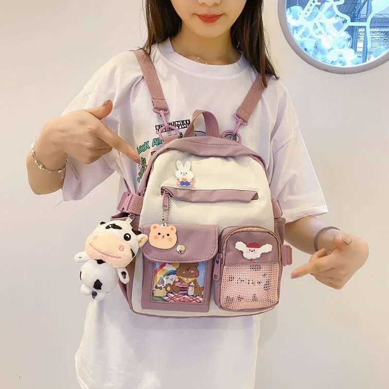 Nylon Waterproof Mini Women School Backpacks For Teenage Girls Laptop Travel Kawaii Backpacks Student Book Bags Female Back Pack
Nylon Waterproof Mini Women School Backpacks For Teenage Girls Laptop Travel Kawaii Backpacks Student Book Bags Female Back Pack
