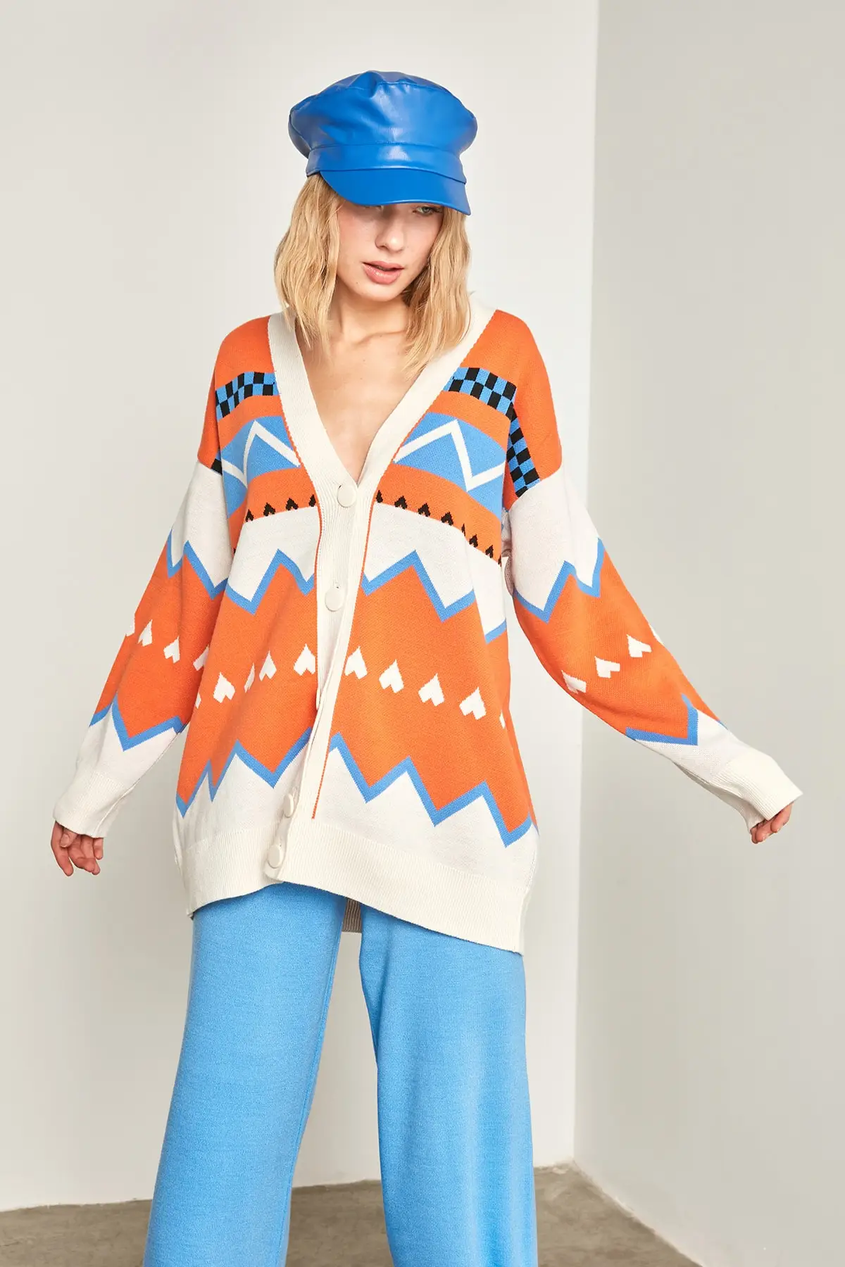 Women's Cardigan Ecru Orange sportswear Casual Knitted Quality Fashion Cardigan Sweaters Loose Sweater Sweater Sweater
Women's Cardigan Ecru Orange sportswear Casual Knitted Quality Fashion Cardigan Sweaters Loose Sweater Sweater Sweater
