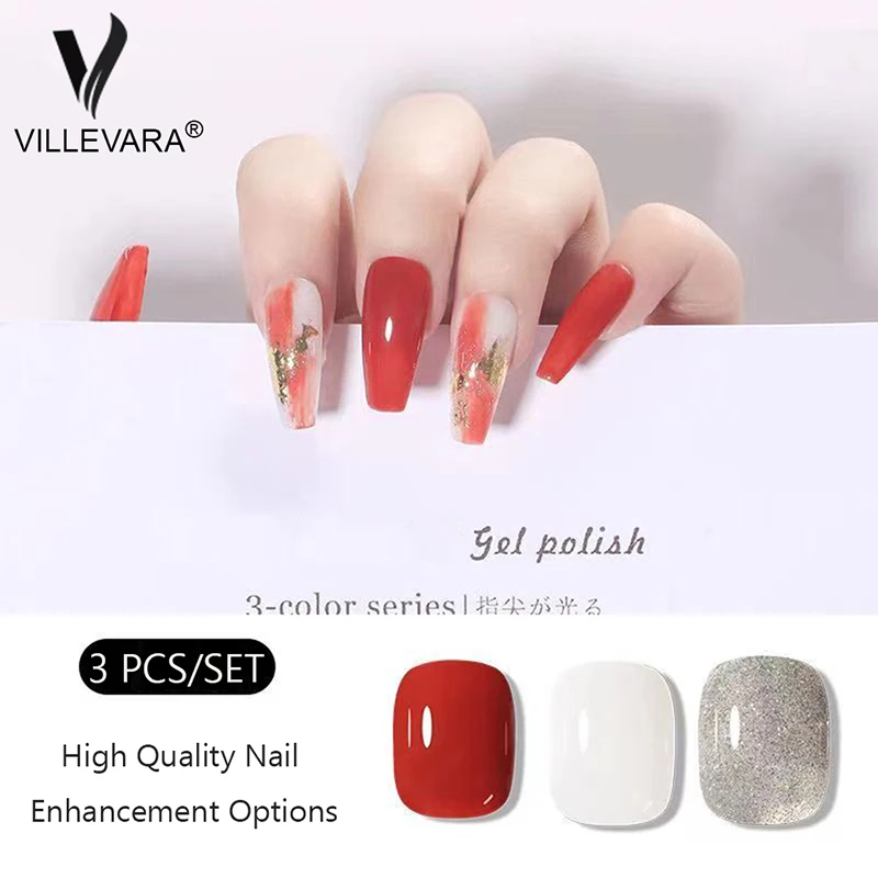 VILLEVARA 7ML Gorgeous Color Gel Polish Nail Set 3PCS Vernis Semi Permanent Nail Polish Kit Summer Series Hybrid Varnishes
VILLEVARA 7ML Gorgeous Color Gel Polish Nail Set 3PCS Vernis Semi Permanent Nail Polish Kit Summer Series Hybrid Varnishes