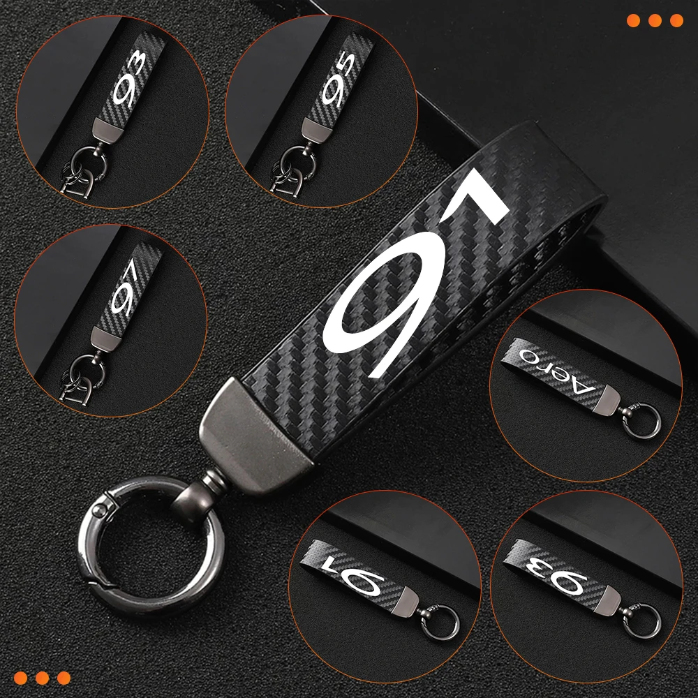 For Saab 91 93 95 97 Aero Automobile Spare Part Decorationt Carbon Fiber Stripe Auto Key Ring Rope Strap Car Keyring Accessories
For Saab 91 93 95 97 Aero Automobile Spare Part Decorationt Carbon Fiber Stripe Auto Key Ring Rope Strap Car Keyring Accessories
