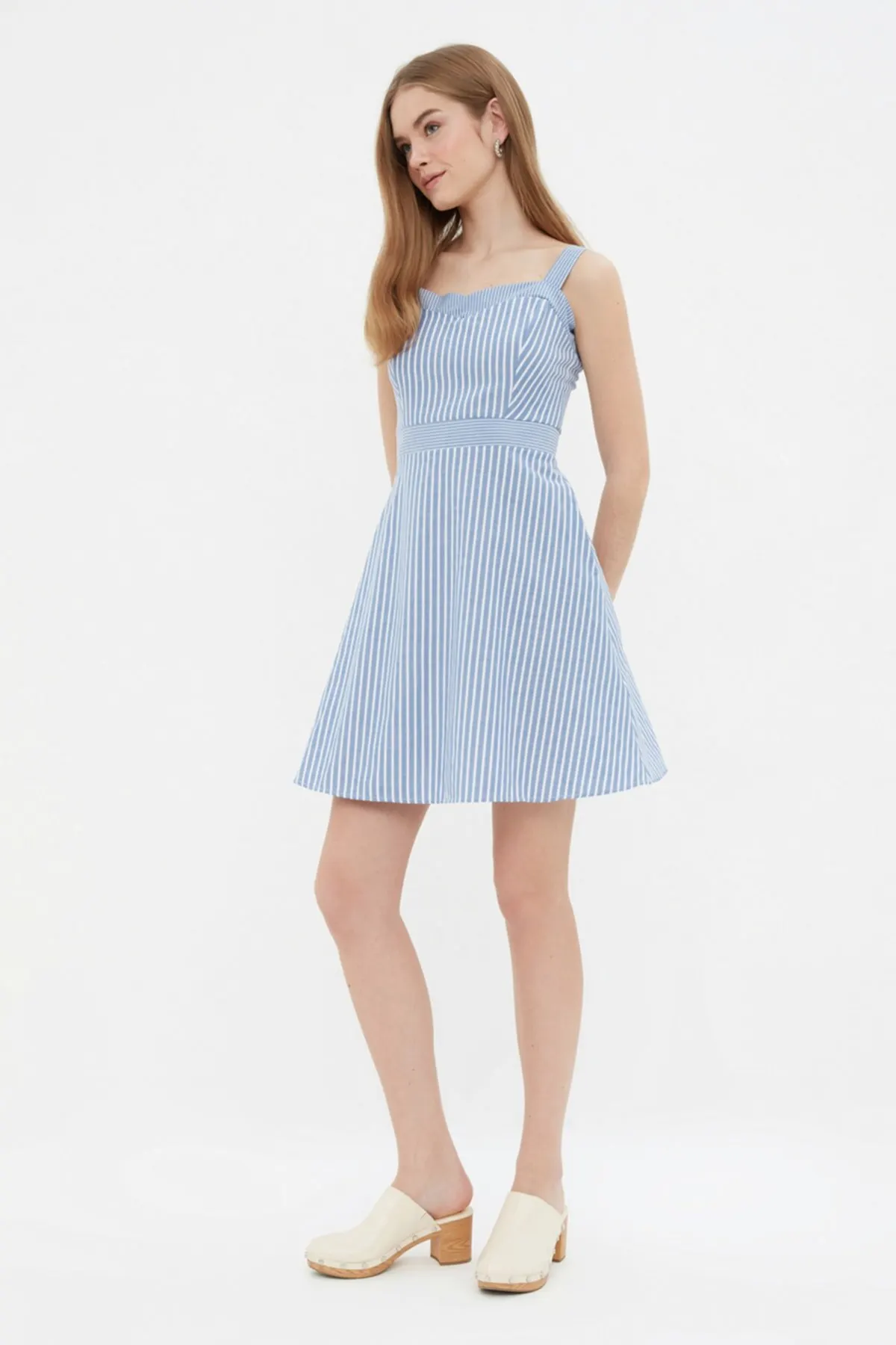 Women's Dress Blue Striped Elegant Fashion Summer Summer Spring Casual Short Sleeve Stretch Casual Short Sleeve Stretch Comfortable Boho Dress
Women's Dress Blue Striped Elegant Fashion Summer Summer Spring Casual Short Sleeve Stretch Casual Short Sleeve Stretch Comfortable Boho Dress