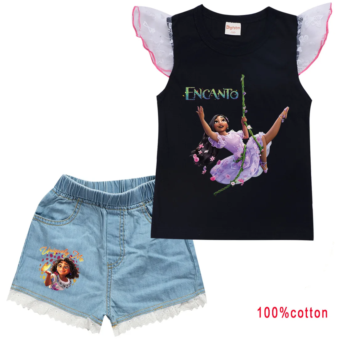 2022 New Disney Encanto Summer Cartoon Printing Comfortable Girls Cute Short Sleeve T+ Shorts Two-piece Set
2022 New Disney Encanto Summer Cartoon Printing Comfortable Girls Cute Short Sleeve T+ Shorts Two-piece Set