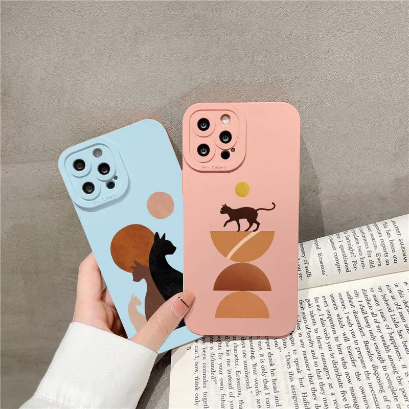 Phone Case Abstract art Cat Color Block Art Style for iphone X XR XS 7 8 plus SE2 13 12 11 14 Pro Max Soft Silicone Back Cover
Phone Case Abstract art Cat Color Block Art Style for iphone X XR XS 7 8 plus SE2 13 12 11 14 Pro Max Soft Silicone Back Cover