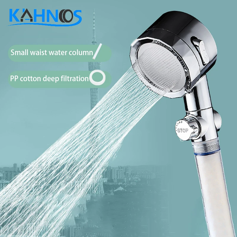 Spa Shower Head with Filter Pressure Propeller Driven Turbo High Pressure Water Saving Magic Water Line Bathroom Shower Head
Spa Shower Head with Filter Pressure Propeller Driven Turbo High Pressure Water Saving Magic Water Line Bathroom Shower Head