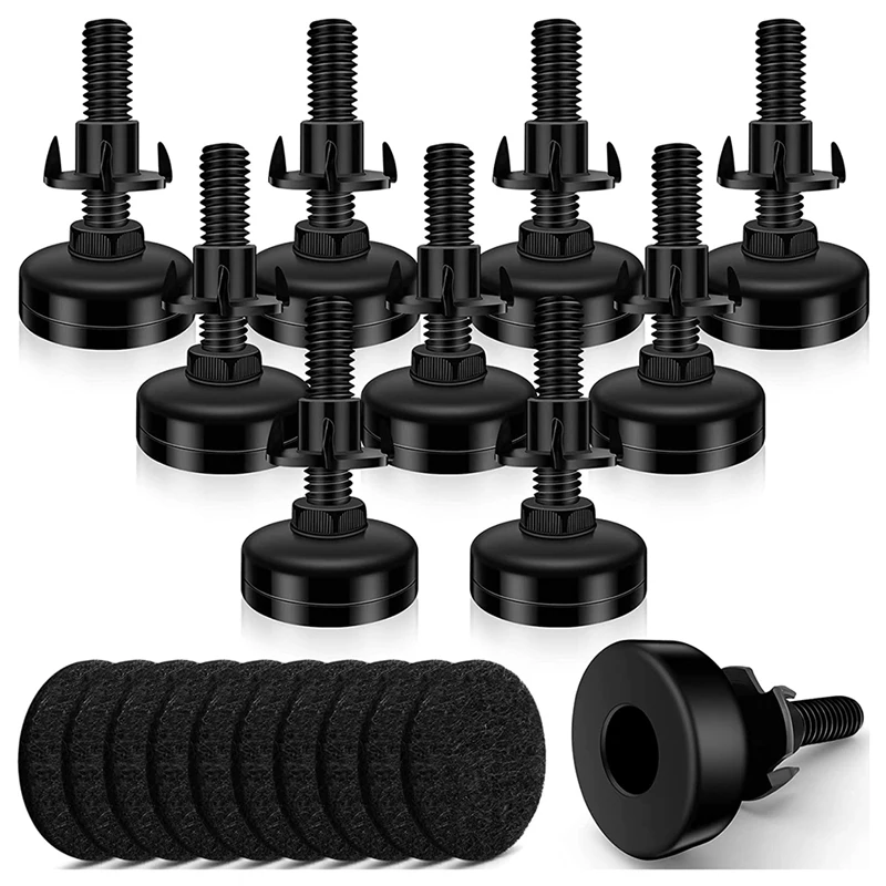 Adjustable Furniture Leveling Feet,Adjustable Leg Levelers For Cabinets Sofa Tables Chairs Raiser,With T- Nut Kit
Adjustable Furniture Leveling Feet,Adjustable Leg Levelers For Cabinets Sofa Tables Chairs Raiser,With T- Nut Kit
