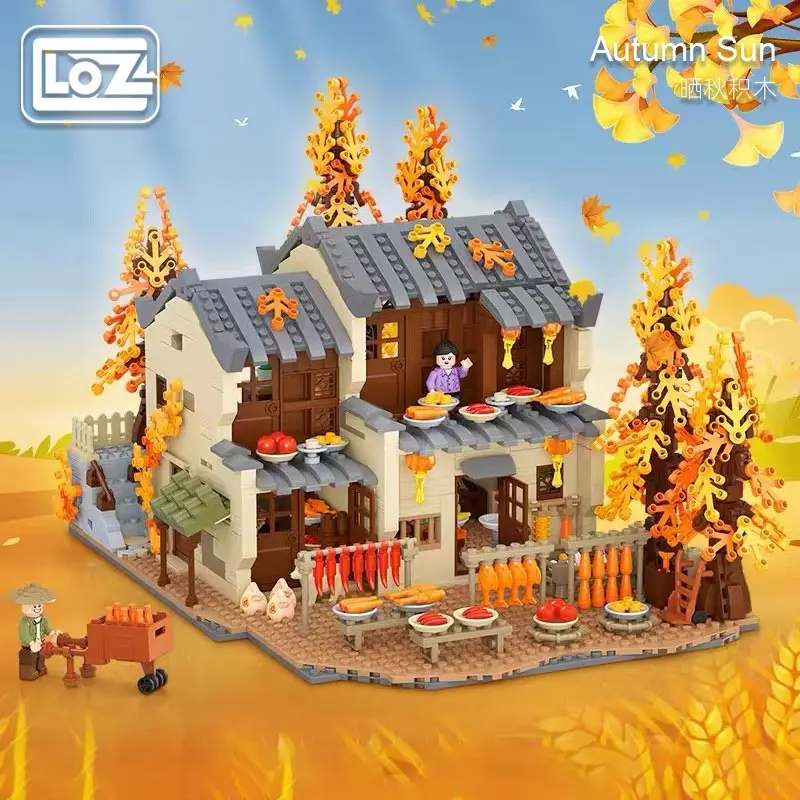 Loz Sunshine in autumn Chinese construction small grain assembled building block toy assembly autumn harvest farmyard
Loz Sunshine in autumn Chinese construction small grain assembled building block toy assembly autumn harvest farmyard