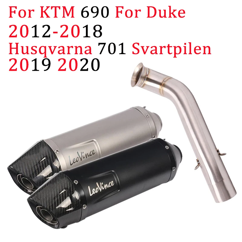 Motorcycle Exhaust For KTM 690 For Duke 2012-2018 Husqvarna 701 Svartpilen 2019 2020 Leovince Muffler Escape Moto Mid Link Pipe
Motorcycle Exhaust For KTM 690 For Duke 2012-2018 Husqvarna 701 Svartpilen 2019 2020 Leovince Muffler Escape Moto Mid Link Pipe