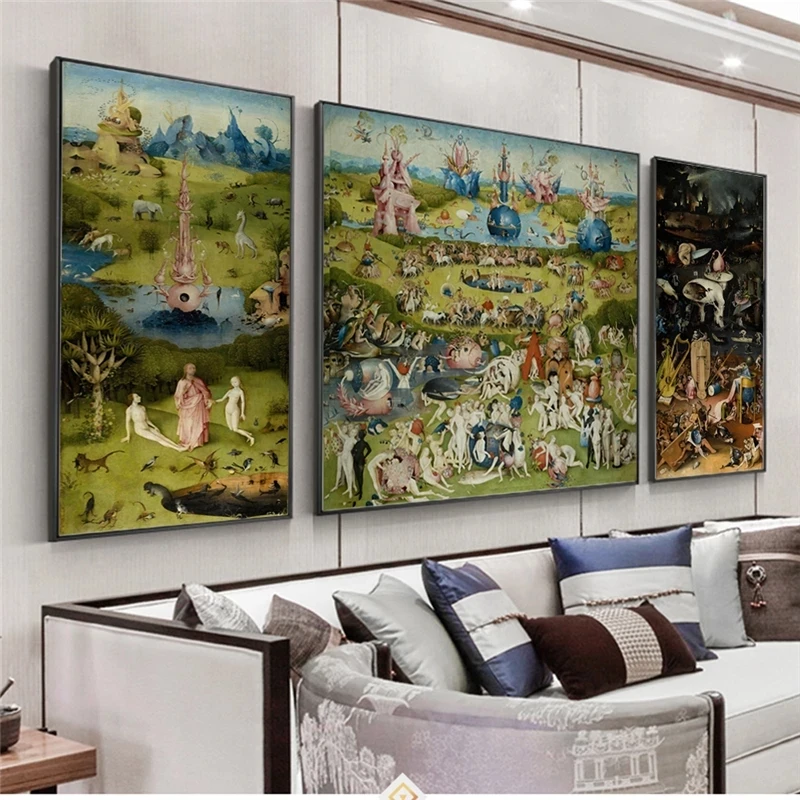 3 Pcs The Garden of Earthly Delights Canvas Art Painting Wall Picture Poster By Hieronymus Bosch Prints Living Room Home Decor
3 Pcs The Garden of Earthly Delights Canvas Art Painting Wall Picture Poster By Hieronymus Bosch Prints Living Room Home Decor
