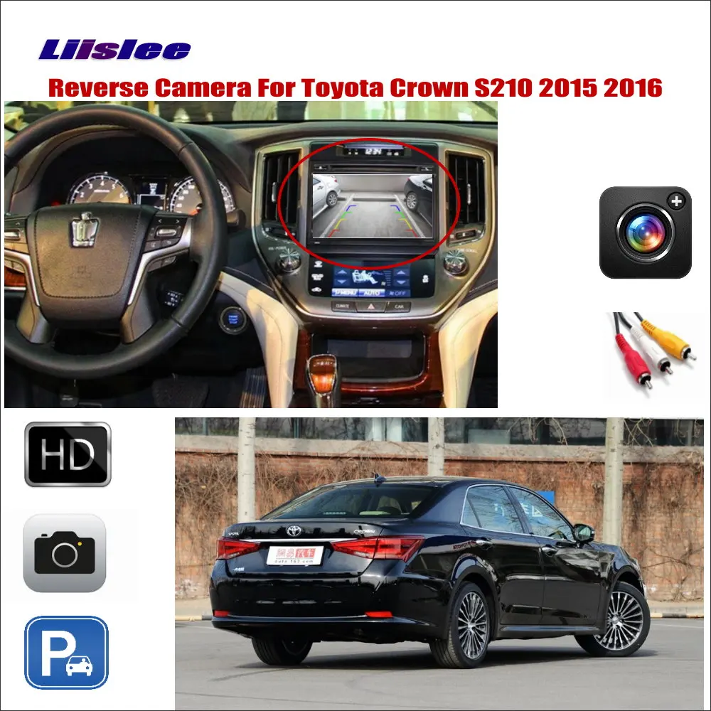 Фотокамера для Toyota Crown S210 2015 2016 подключение Оригинального заводского экрана адаптер RCA
Фотокамера для Toyota Crown S210 2015 2016 подключение Оригинального заводского экрана адаптер RCA