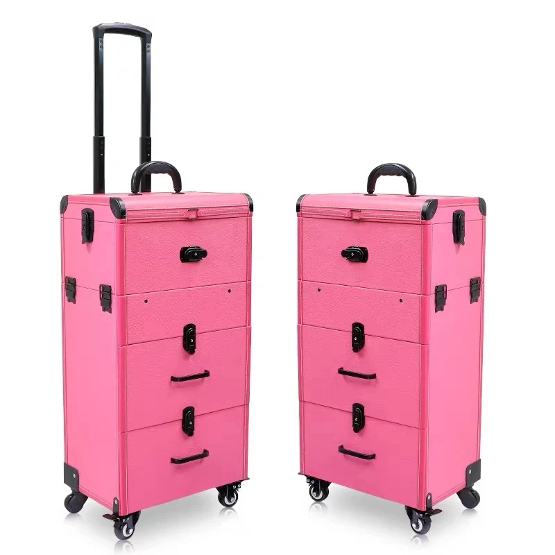 Women large capacity Trolley Cosmetic Rolling Luggage bag Nails Makeup Toolbox Multi-layer Beauty Tattoo Trolley Suit
Women large capacity Trolley Cosmetic Rolling Luggage bag Nails Makeup Toolbox Multi-layer Beauty Tattoo Trolley Suit