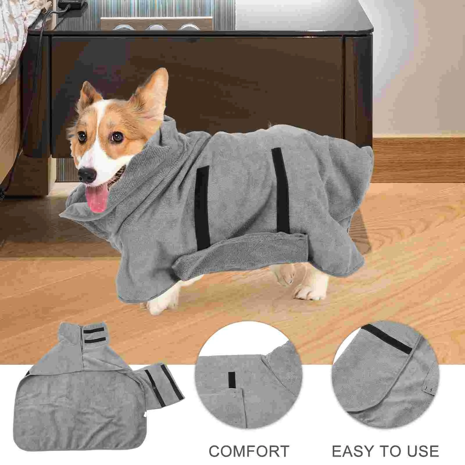 Polyester Pet Bathrobe Towel Dog Drying Coat Supple Clothes Towels Dogs Pijamas Para
Polyester Pet Bathrobe Towel Dog Drying Coat Supple Clothes Towels Dogs Pijamas Para
