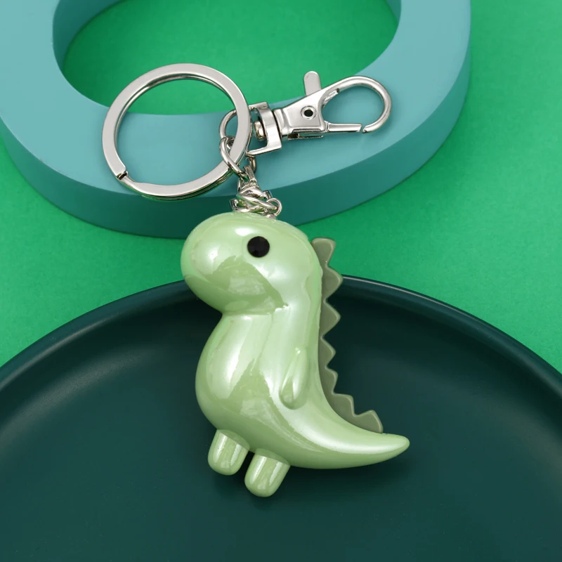 Green Dinosaur Keychain Acrylic 3D Animal Car Key Ring Stainless Steel Silver Color Key Chain Colorful Backpack Hanging Jewelry
Green Dinosaur Keychain Acrylic 3D Animal Car Key Ring Stainless Steel Silver Color Key Chain Colorful Backpack Hanging Jewelry