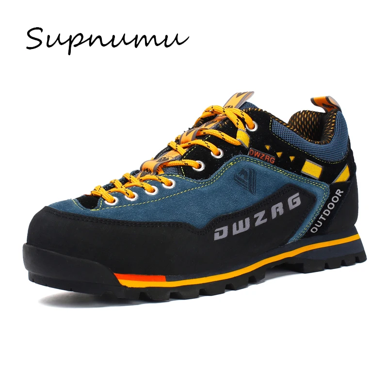 Genuine Leather Outdoor Sneaker Hiking Shoes for Men Breathable Anti-skid Waterproof Trekking Hunting Tourism Mountain Men Boots
Genuine Leather Outdoor Sneaker Hiking Shoes for Men Breathable Anti-skid Waterproof Trekking Hunting Tourism Mountain Men Boots