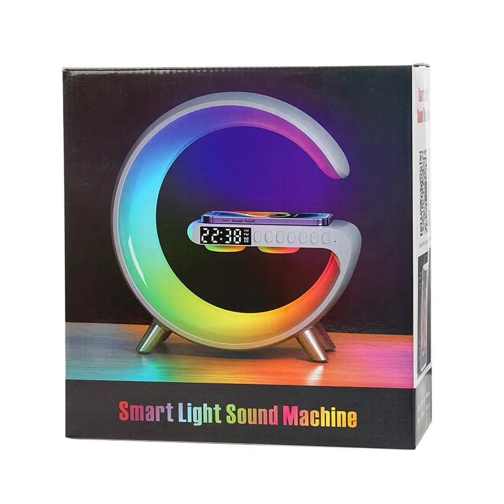 2023 светодиодная атмосферная RGB-лампа, беспроводное зарядное устройство, будильник, настольная лампа, Bluetooth-динамик с управлением через прил...
2023 светодиодная атмосферная RGB-лампа, беспроводное зарядное устройство, будильник, настольная лампа, Bluetooth-динамик с управлением через прил...