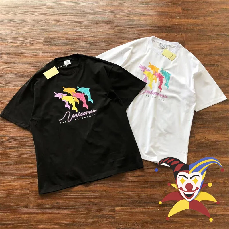 2023ss Vetements T Shirt Men Women Best Quality Oversized VTM Tee Top Dolphin Print Black White Short Sleeve
2023ss Vetements T Shirt Men Women Best Quality Oversized VTM Tee Top Dolphin Print Black White Short Sleeve