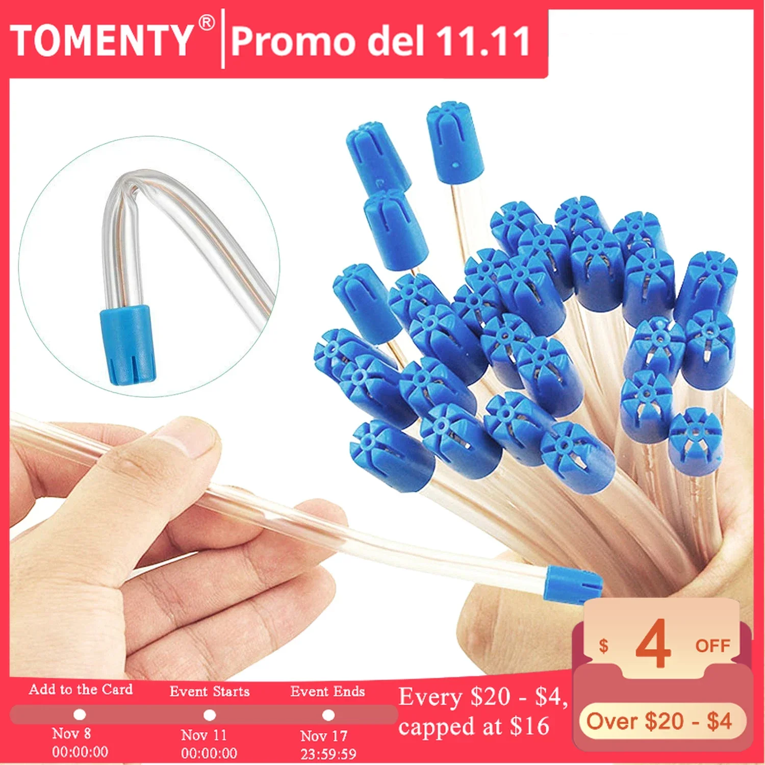 100Pcs Disposable Dental Suction Tube Pipette Containing Copper Wire Saliva Eiector Bend Freely Latex-free Dentist Supplies Tool
100Pcs Disposable Dental Suction Tube Pipette Containing Copper Wire Saliva Eiector Bend Freely Latex-free Dentist Supplies Tool