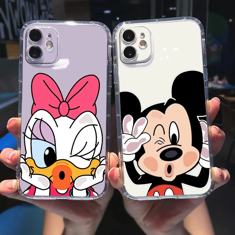 Transparent Cover Cute Mickey Donald Duck Phone Case For Apple iPhone 14 13 12 11 Mini XS XR X Pro MAX 8 7 6 Plus SE 2020
Transparent Cover Cute Mickey Donald Duck Phone Case For Apple iPhone 14 13 12 11 Mini XS XR X Pro MAX 8 7 6 Plus SE 2020